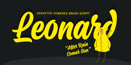 Шрифт Leonard