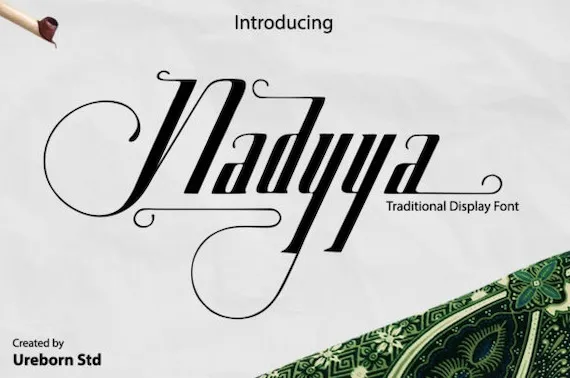 Шрифт Nadyya