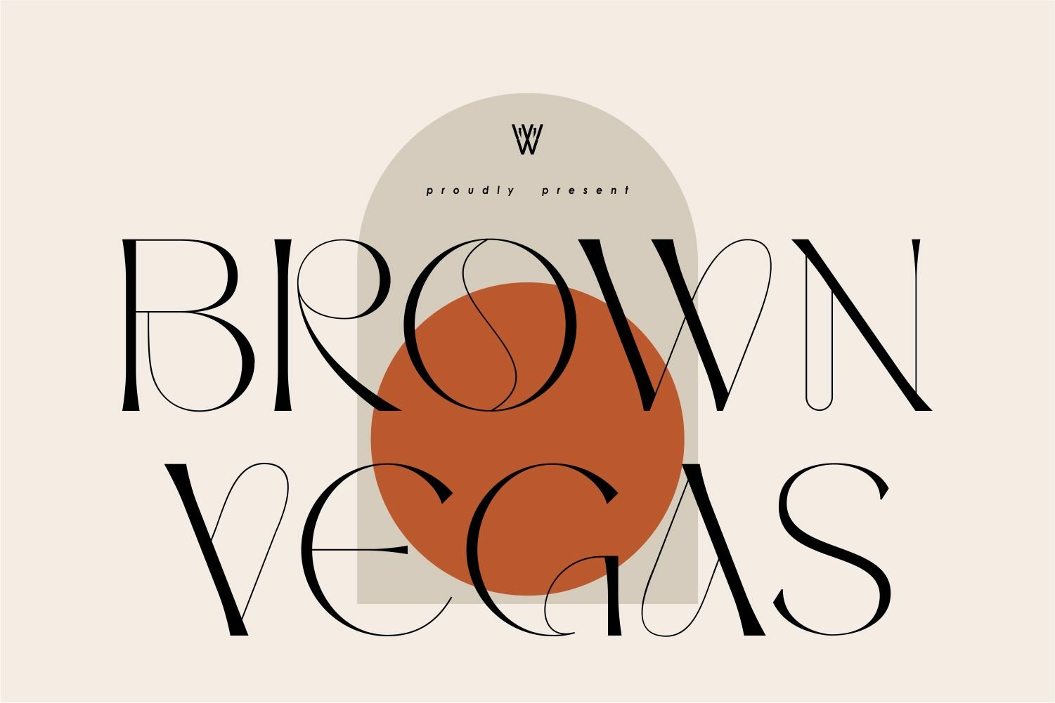 Шрифт Brown Vegas