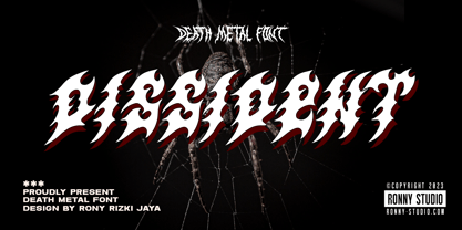 Шрифт Dissident