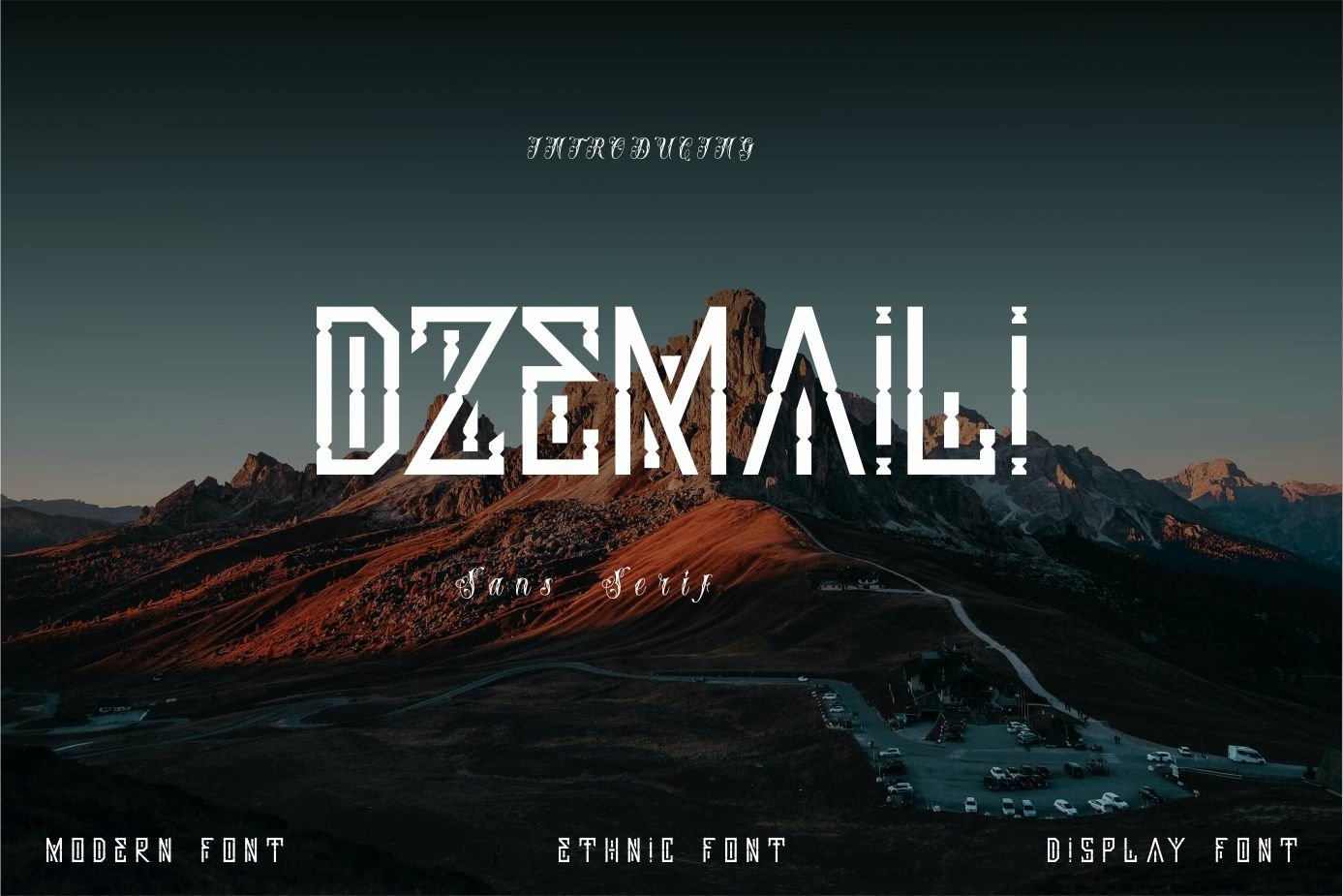 Шрифт Dzemaili