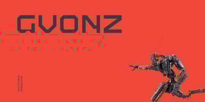 Шрифт Gvonz