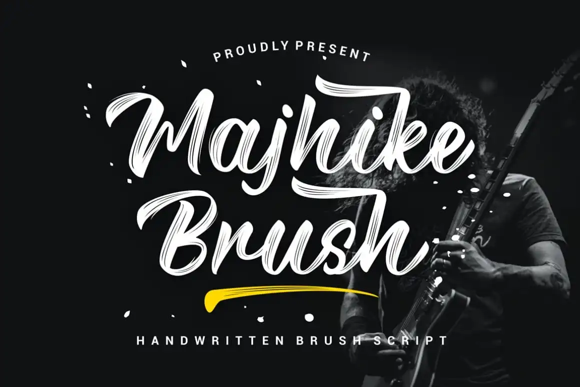 Шрифт Majhike Brush