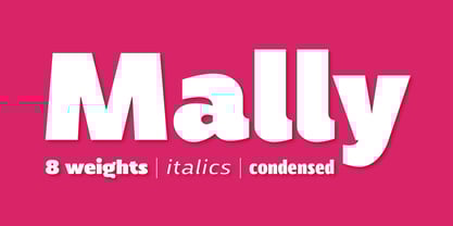 Шрифт Mally