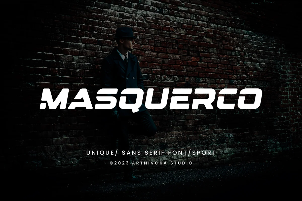 Шрифт Masquerco