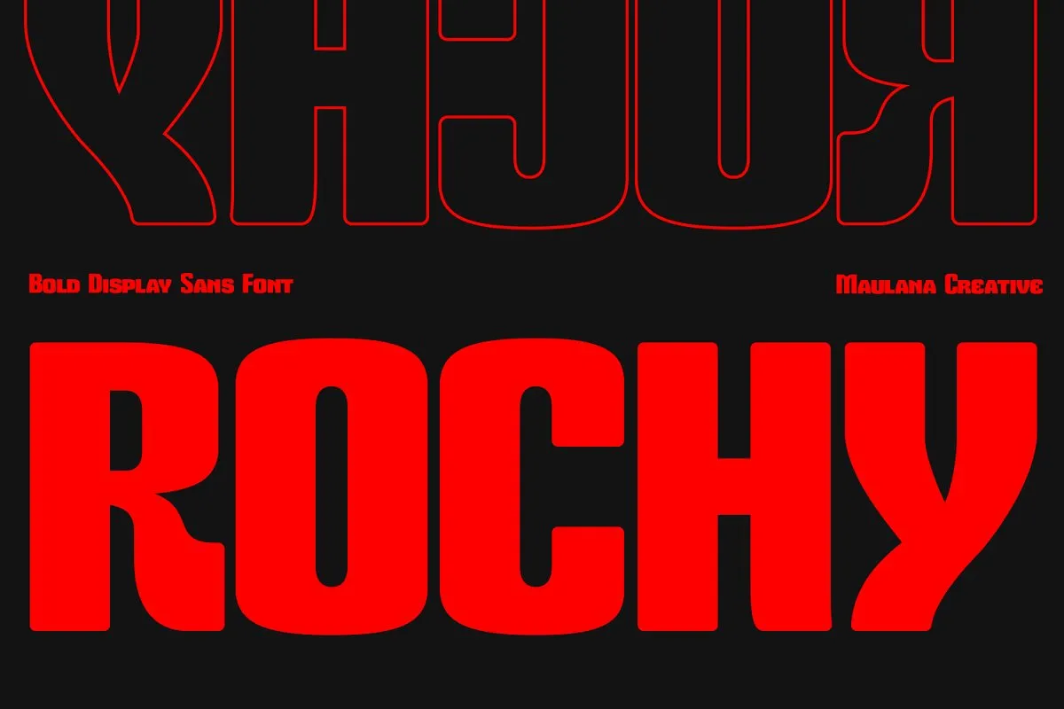 Шрифт Rochy