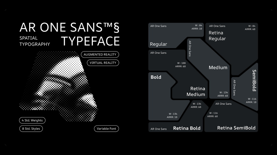 Шрифт AR One Sans