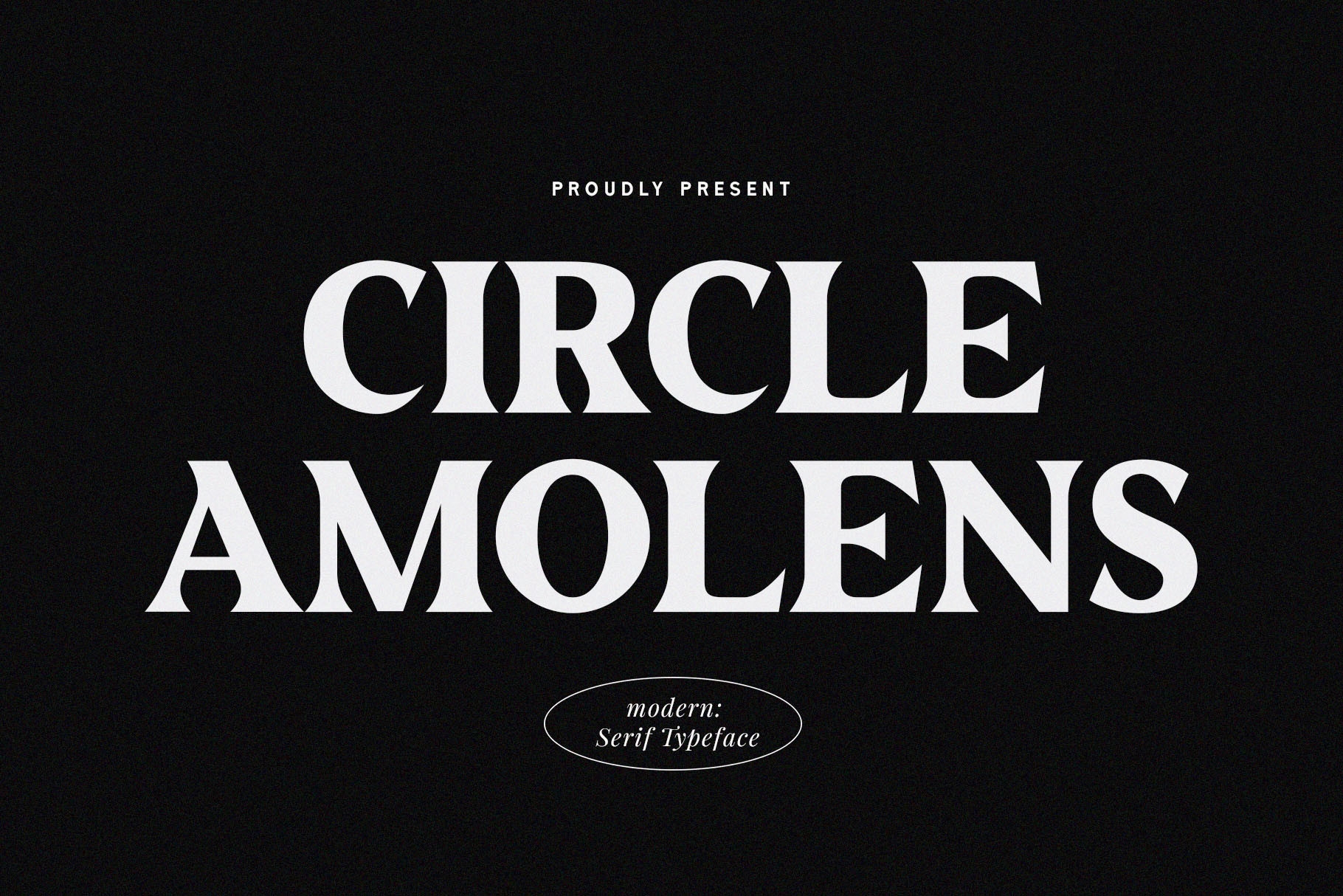 Шрифт Circle Amolens