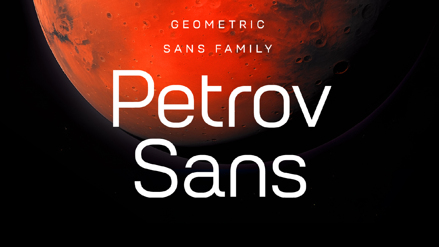 Шрифт Petrov Sans