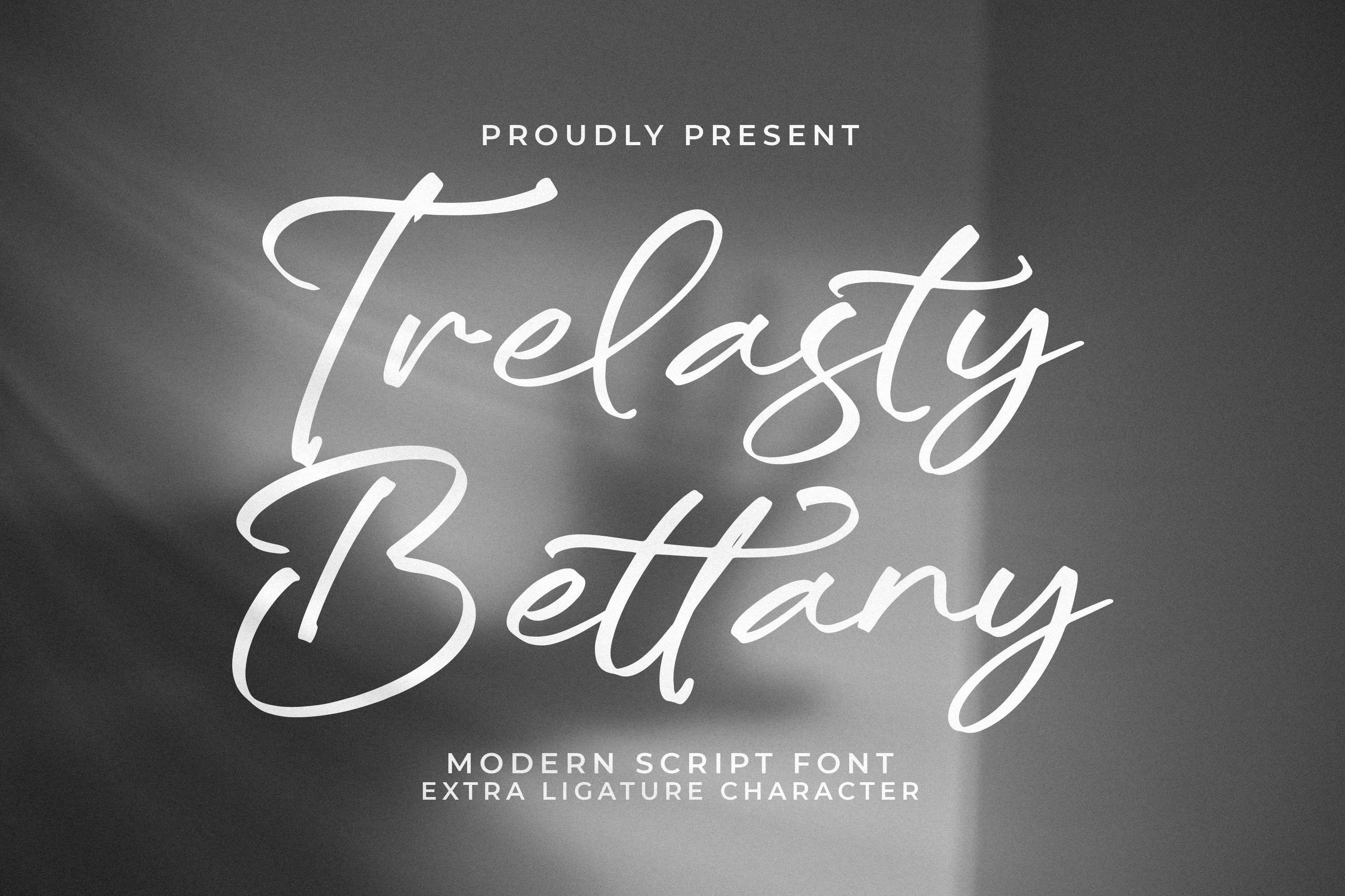 Шрифт Trelasty Bettany