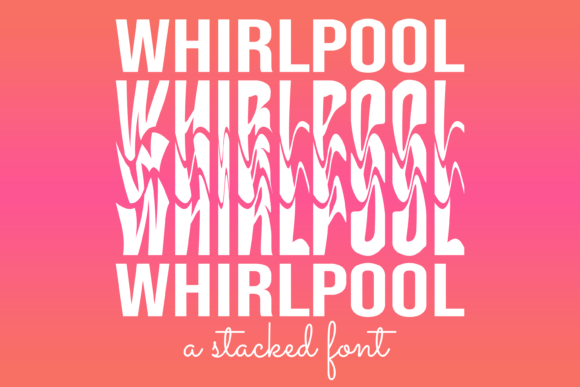 Шрифт Whirlpool Stacked