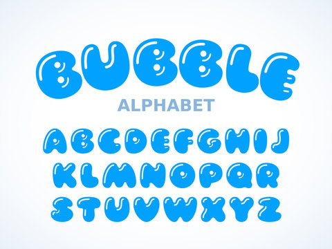 Шрифт Bubbl