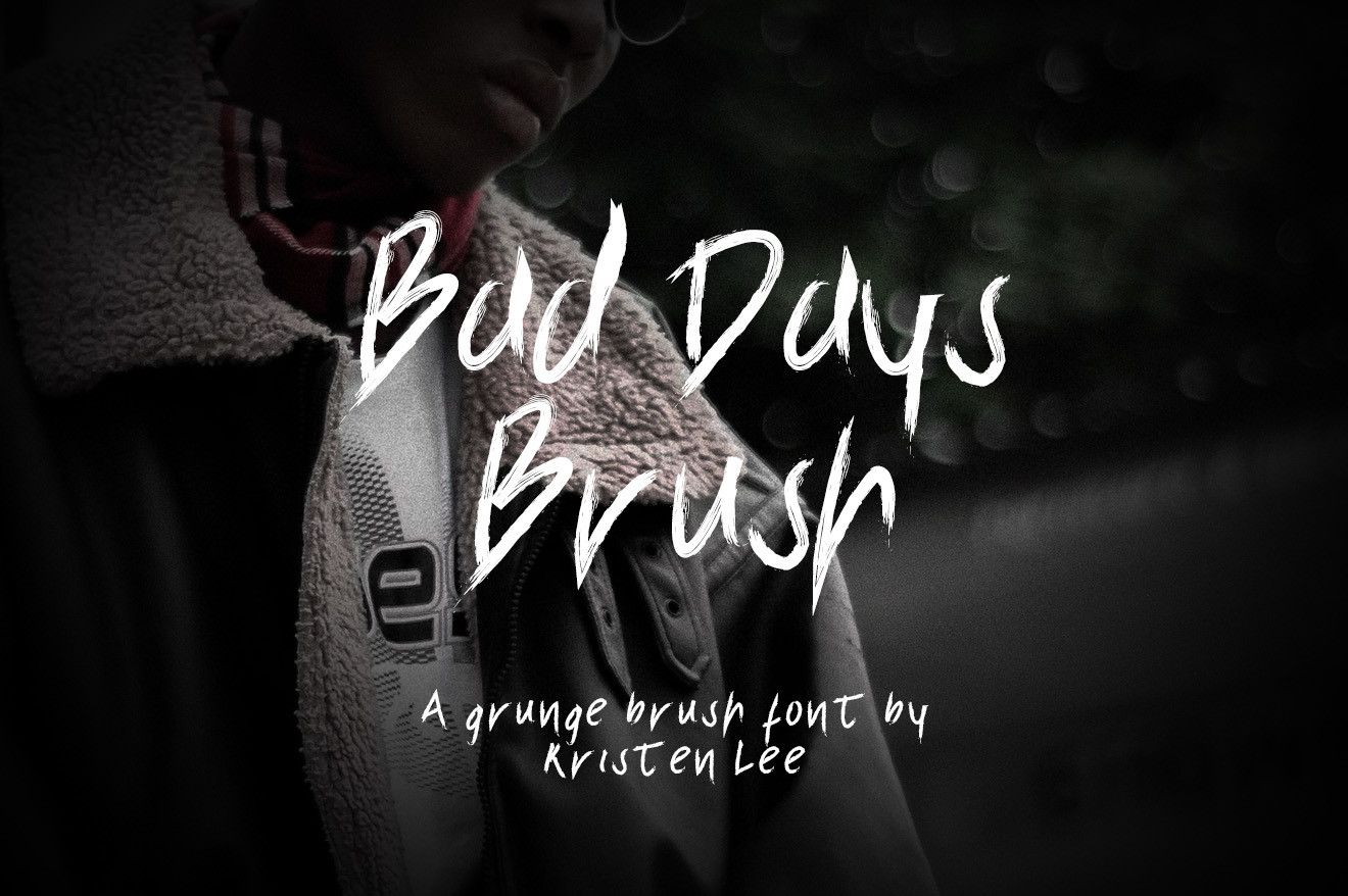 Шрифт Bad Days Brush