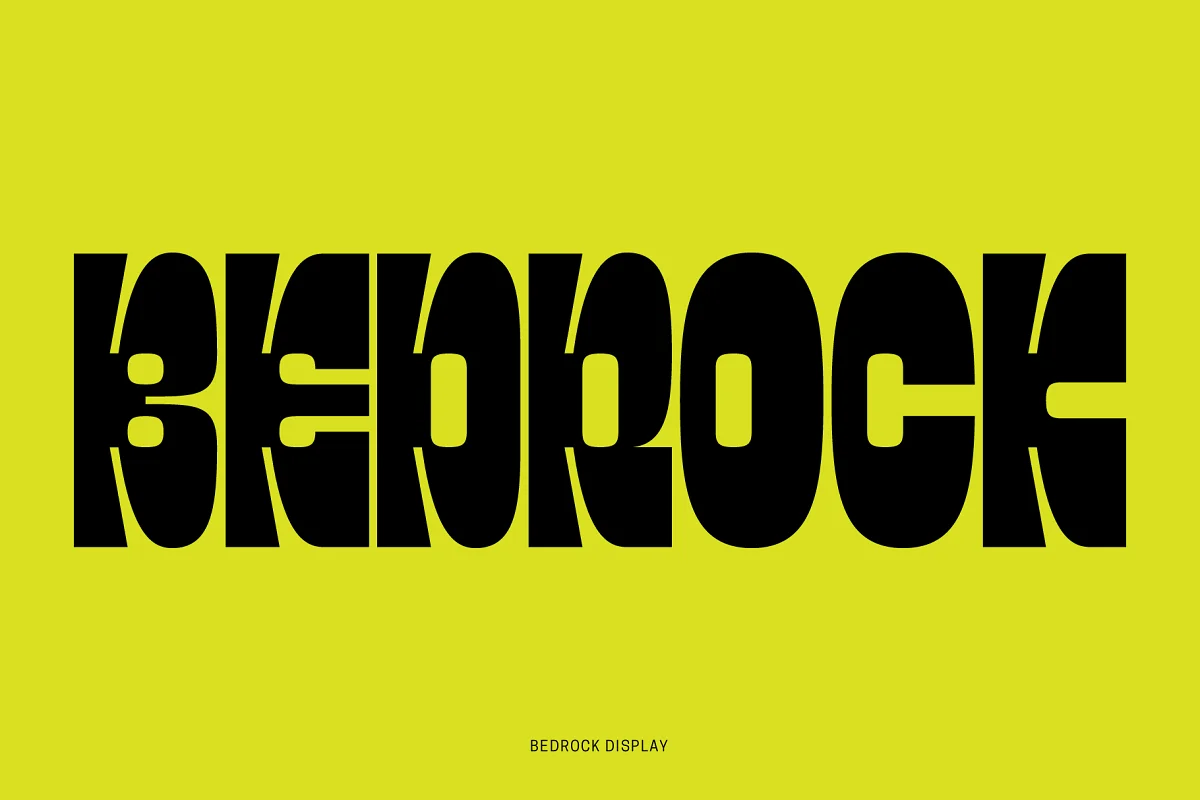 Шрифт Badrock