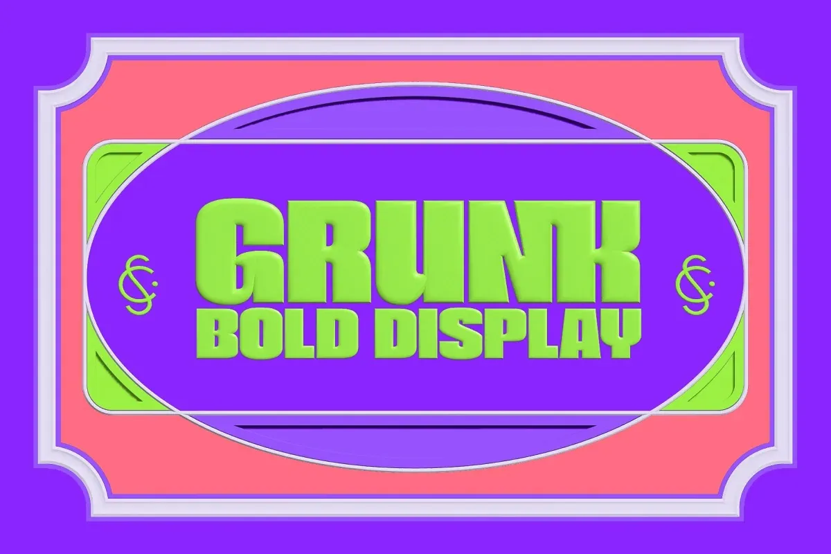 Шрифт Grunk
