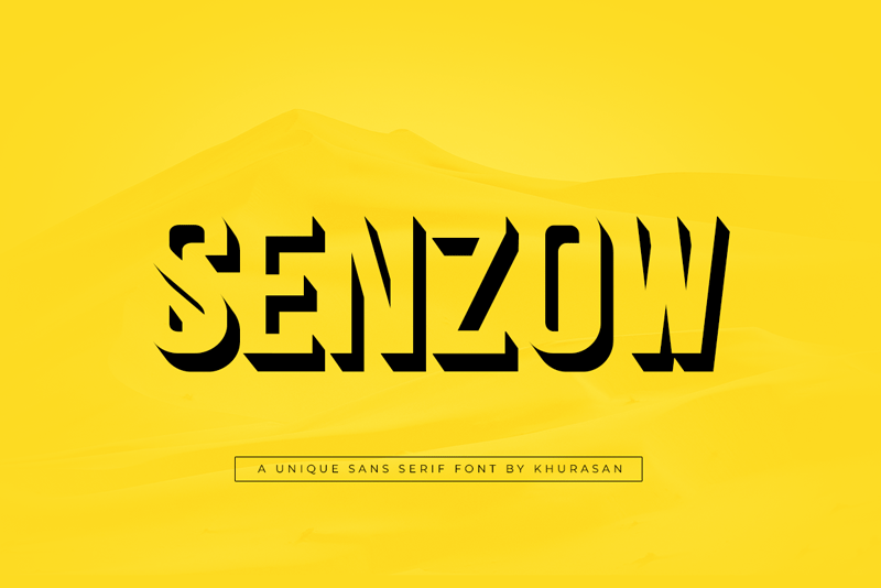 Шрифт Senzow