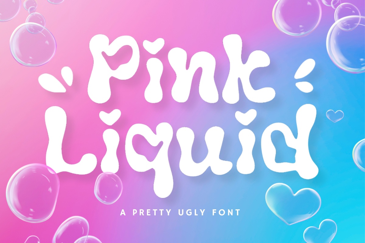 Шрифт Pink Liquid