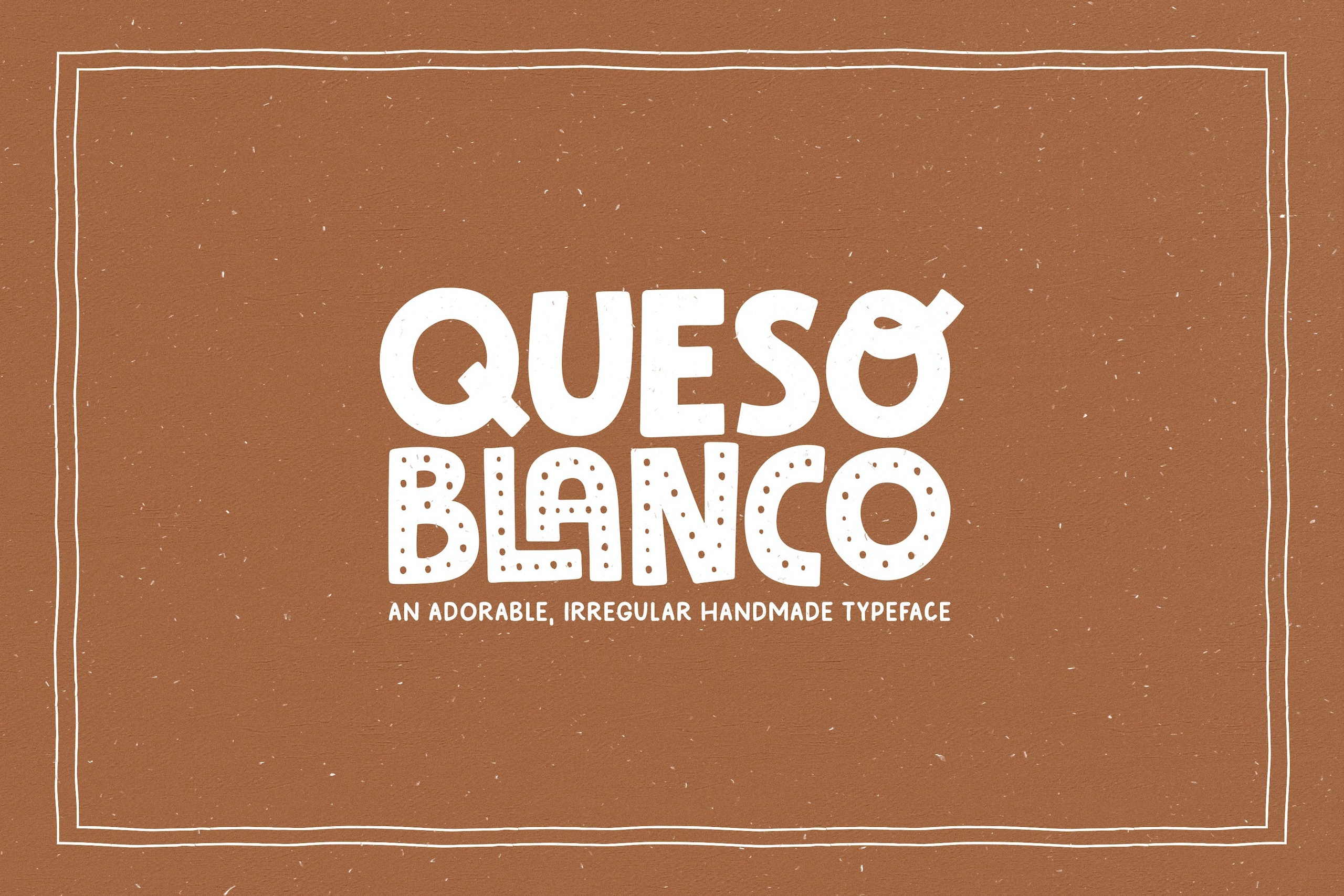 Шрифт Queso Blanco
