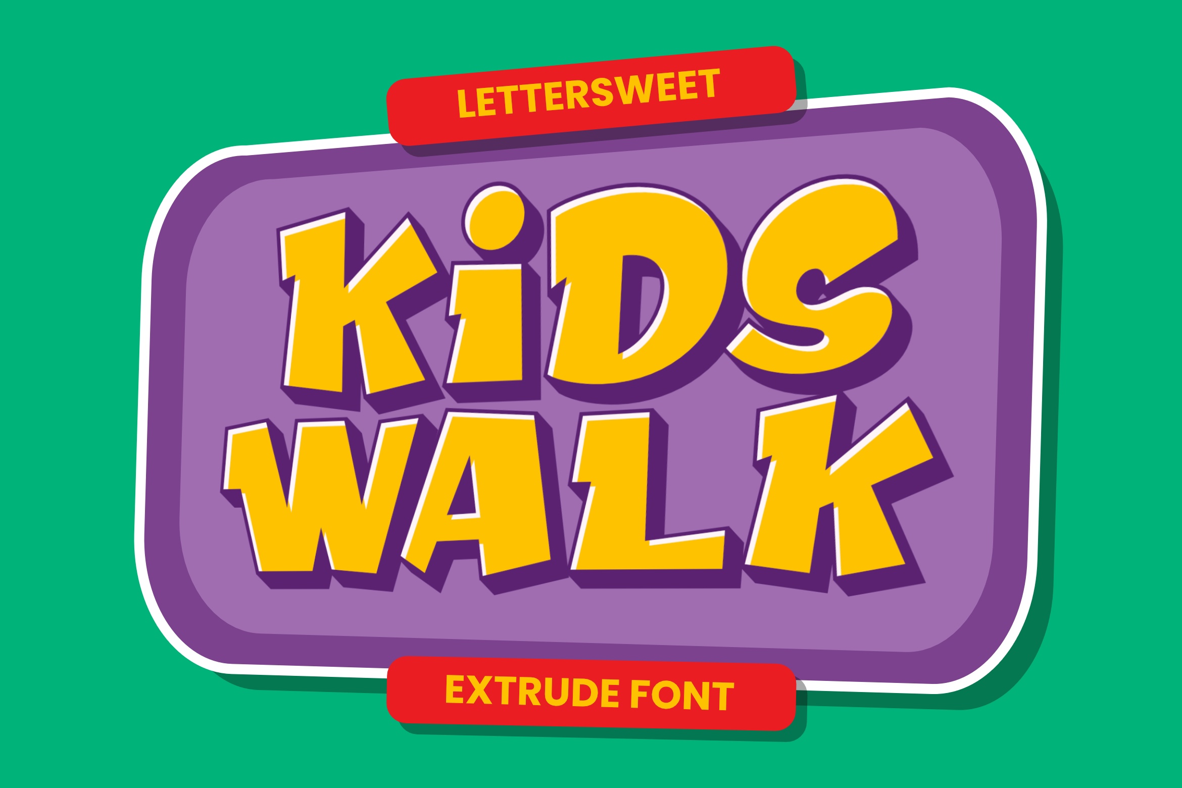 Шрифт Kids Walk