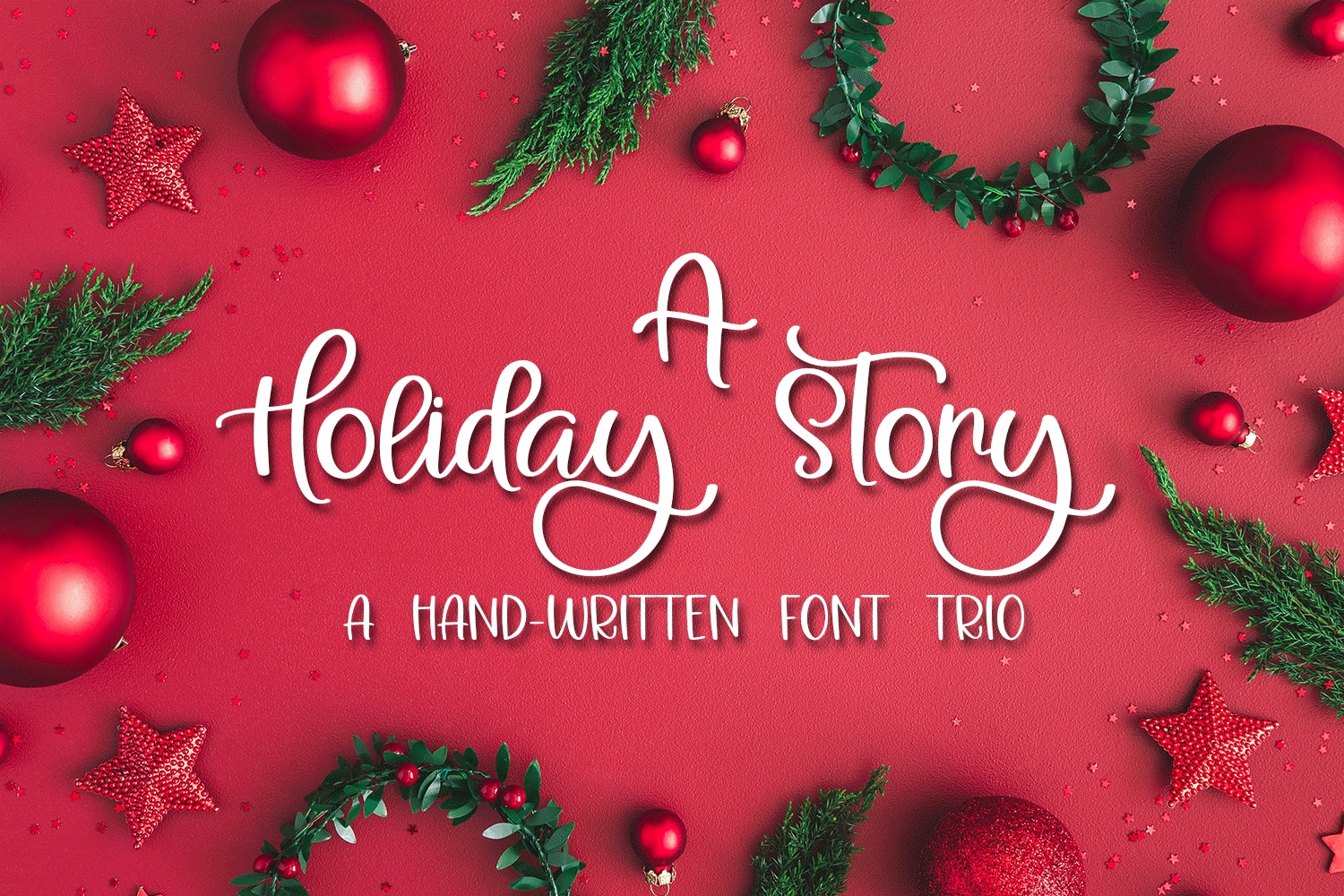 Шрифт A Holiday Story