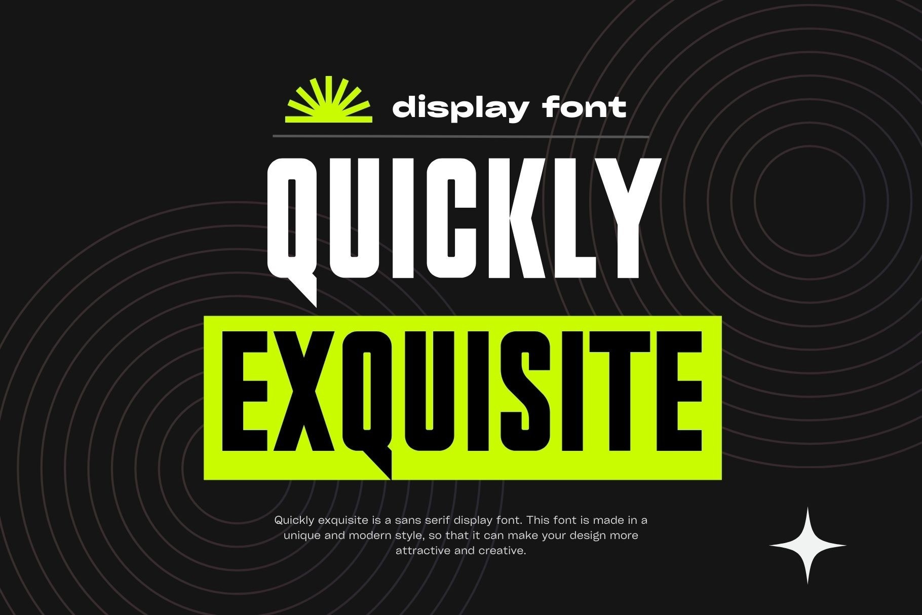 Шрифт Quickly Exquisite