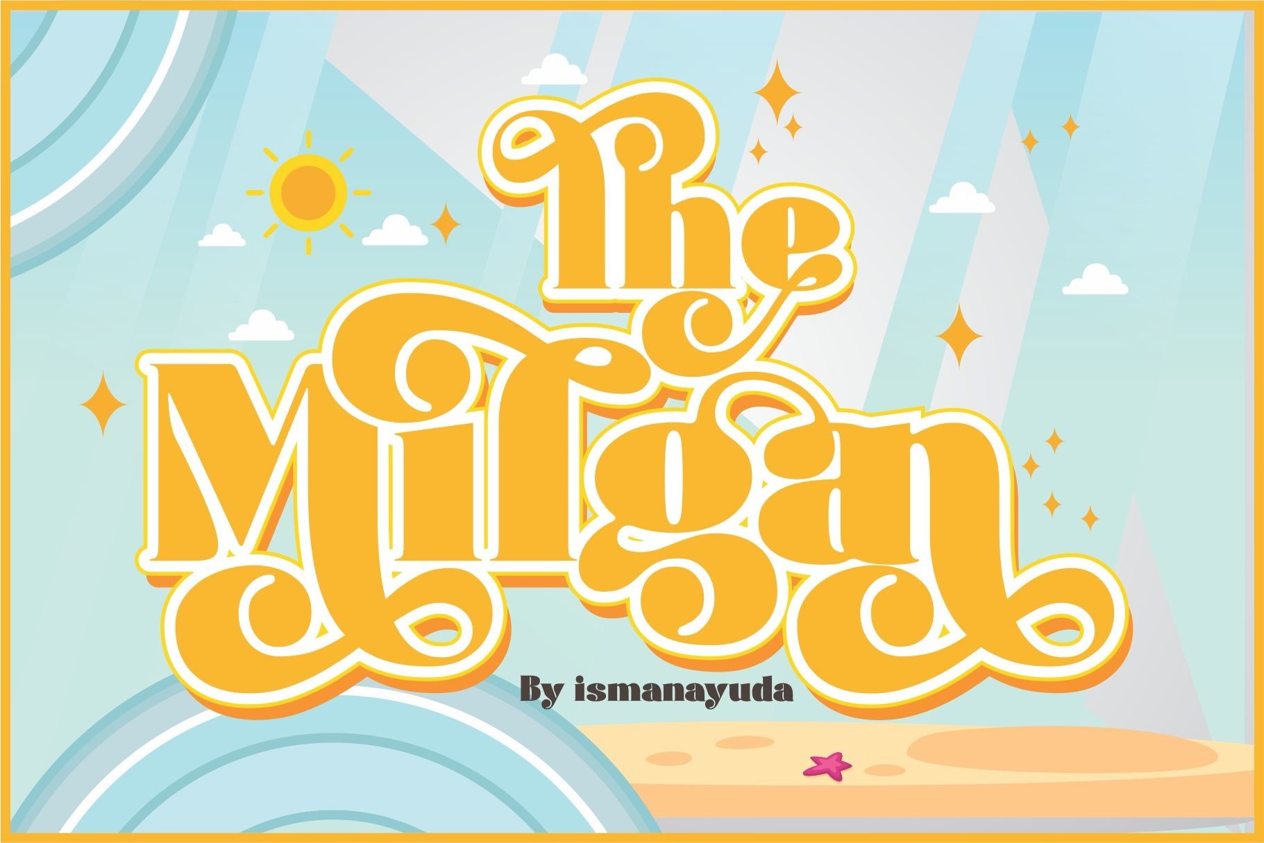 Шрифт The Milgan