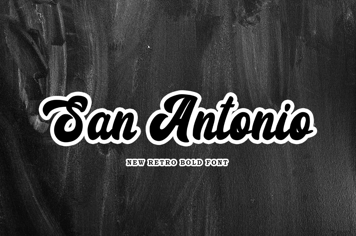 Шрифт San Antonio