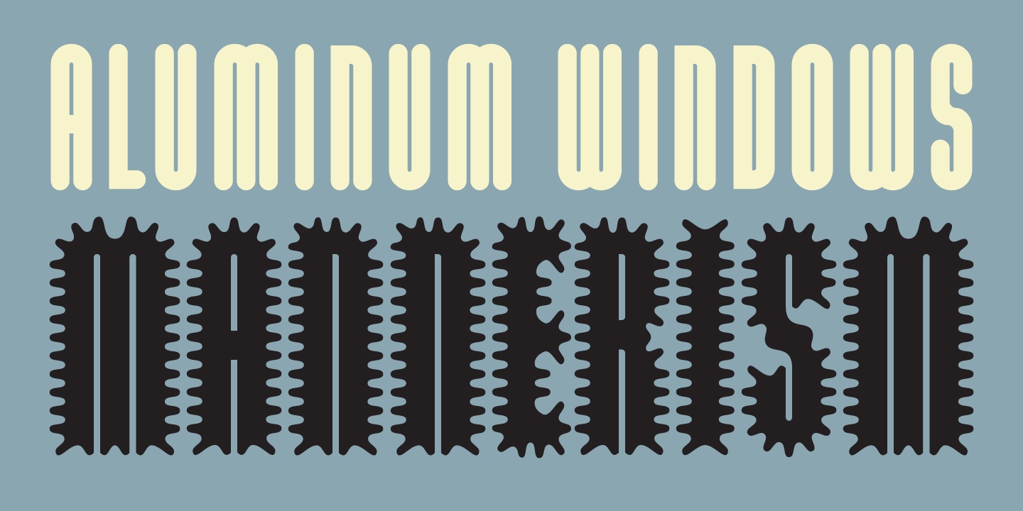 Шрифт Modula Ripped