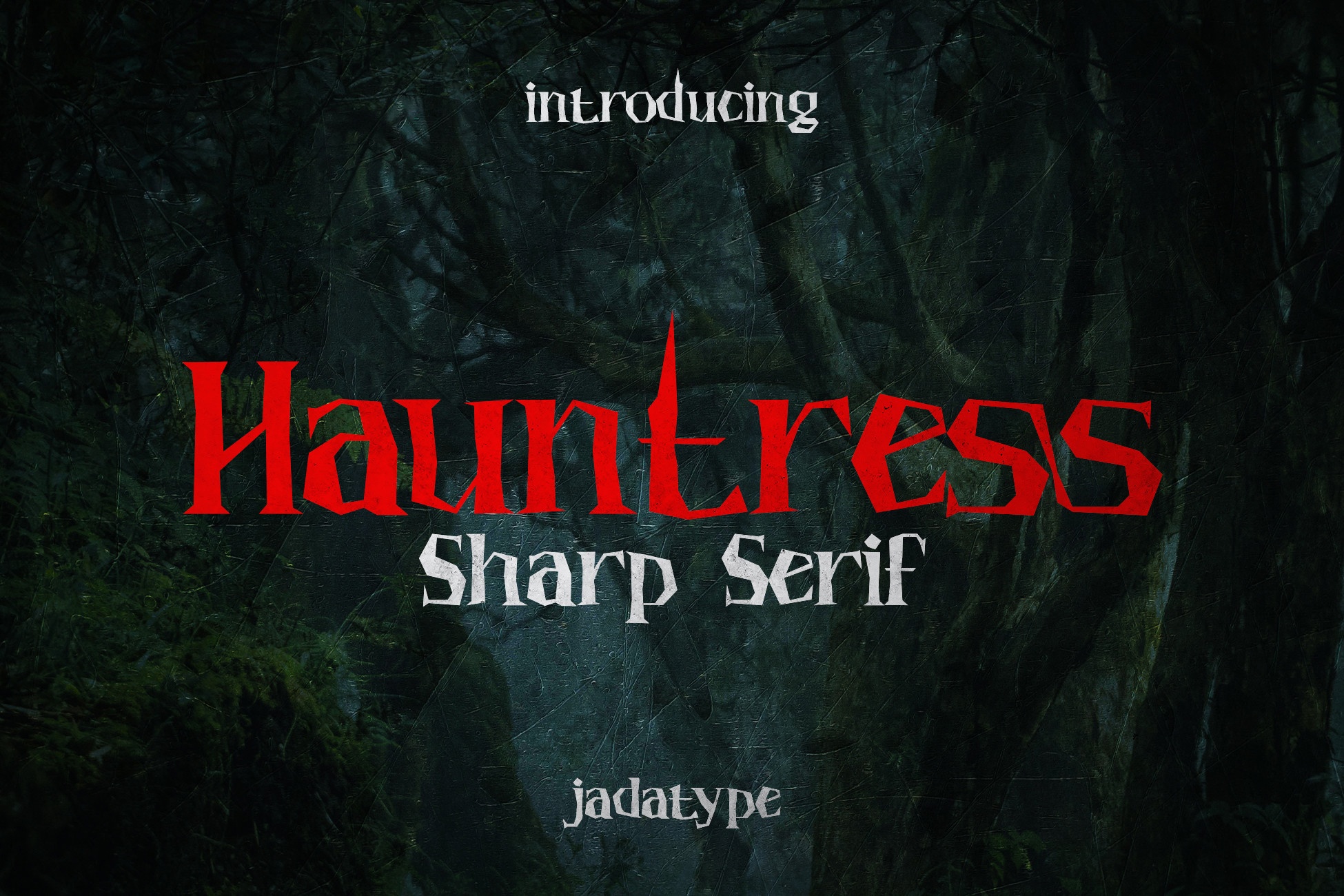 Шрифт Hauntress