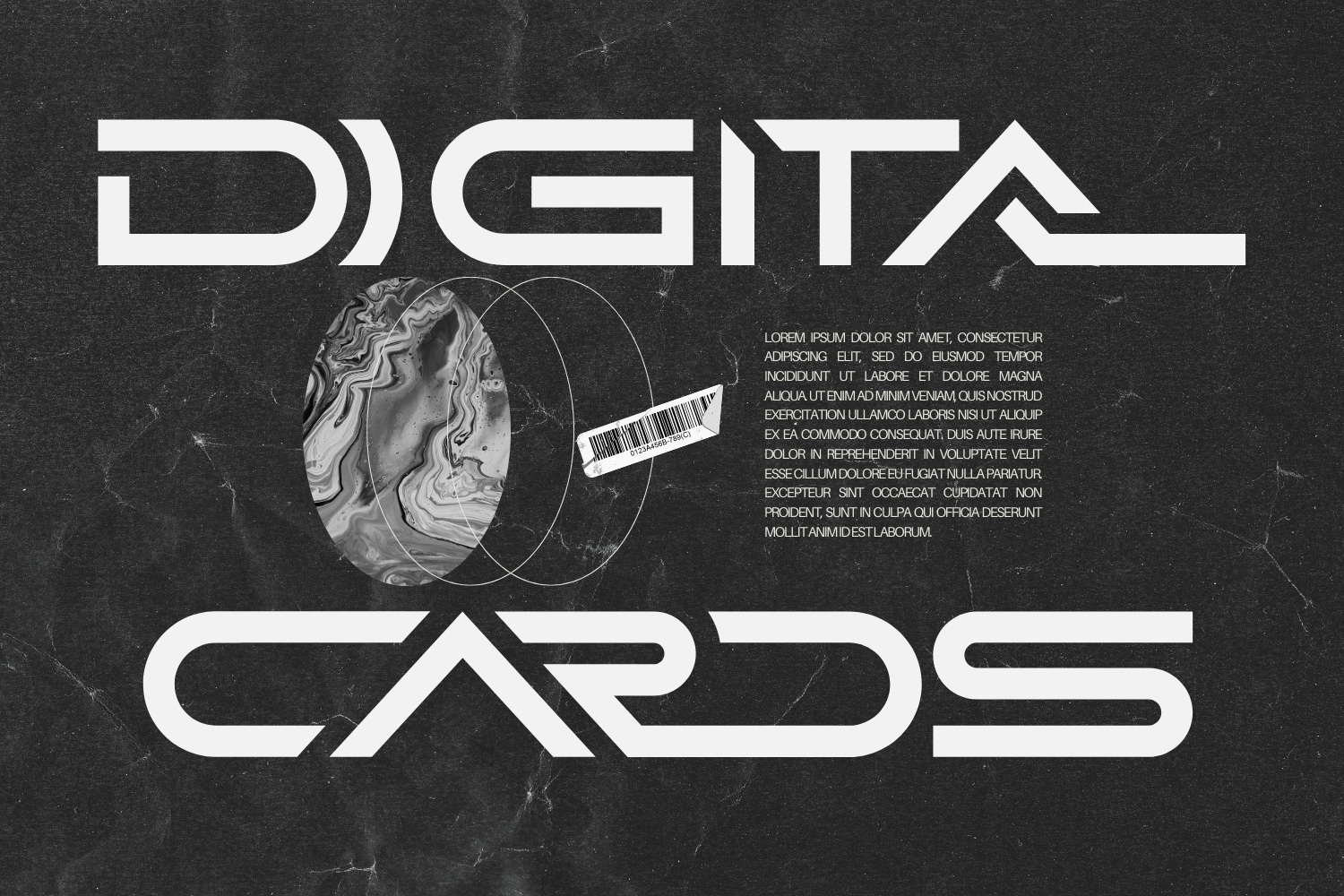 Шрифт Digital Cards