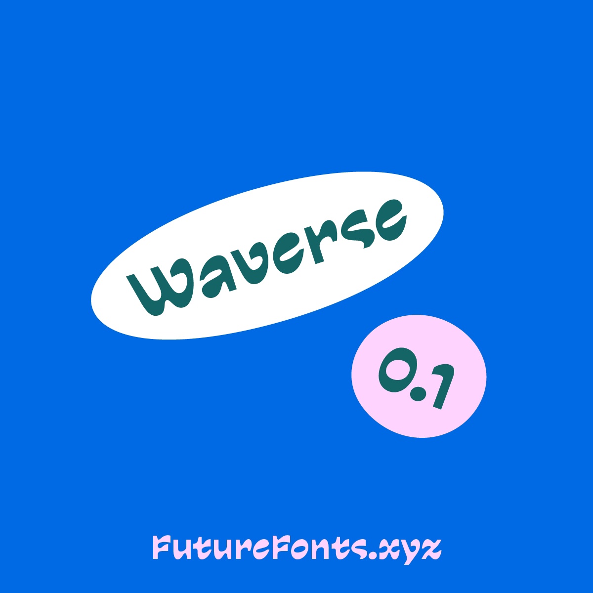 Шрифт Waverse