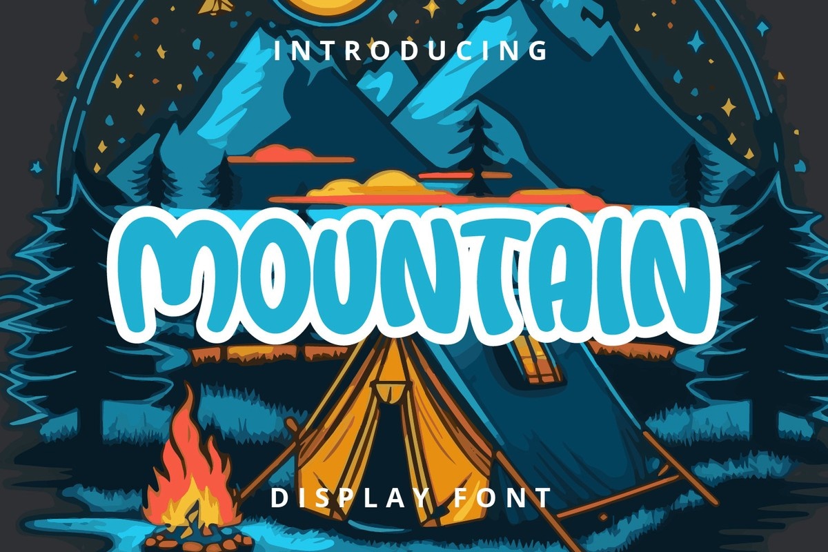 Шрифт Mountain