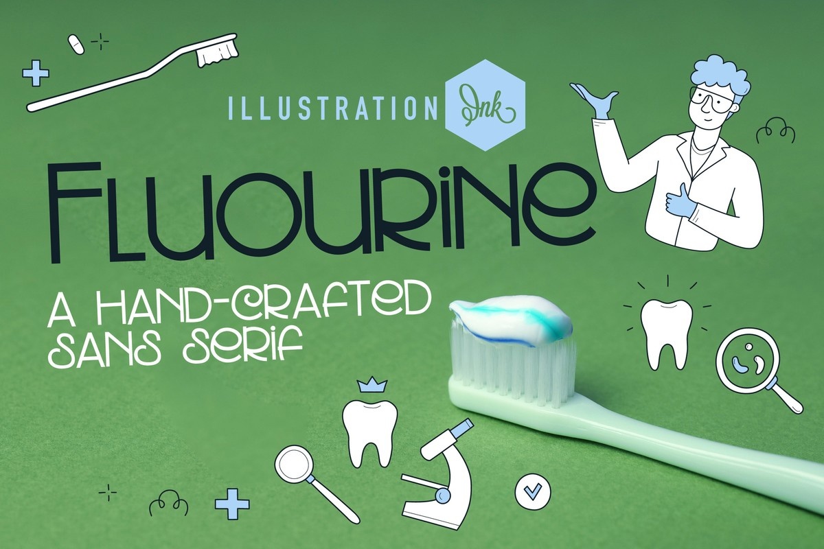 Шрифт ZP Fluorine