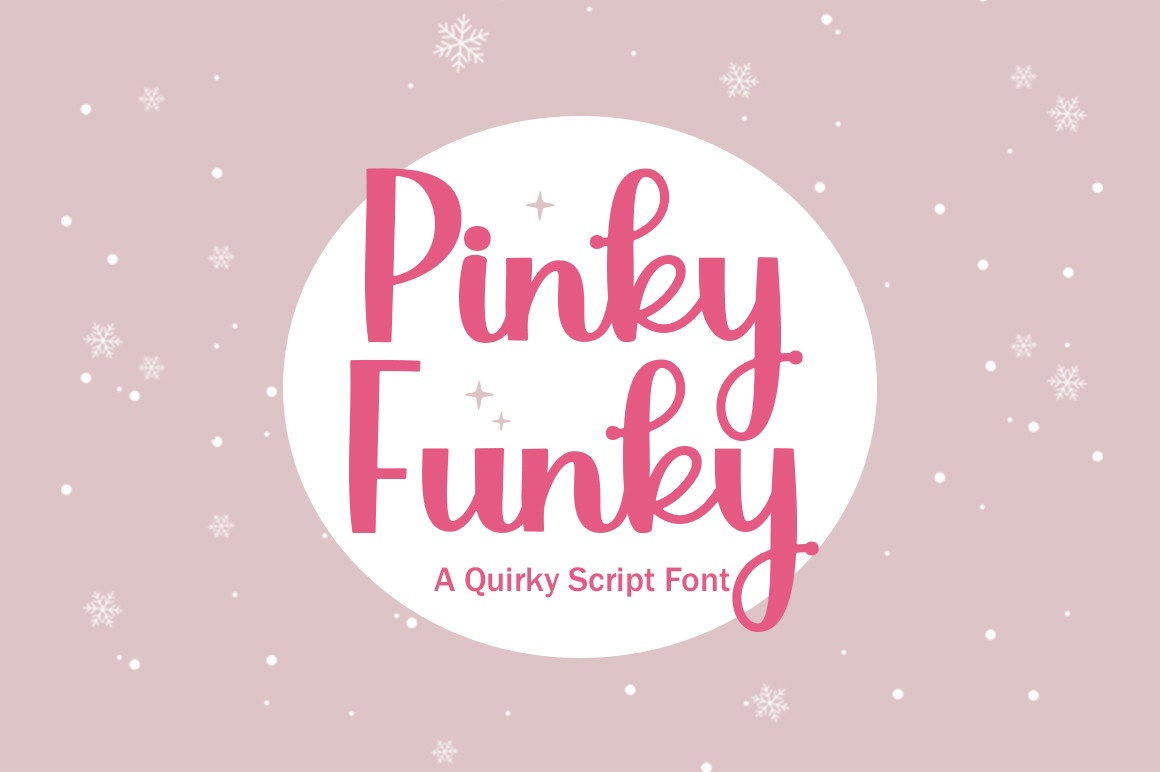 Шрифт Pinky Funky