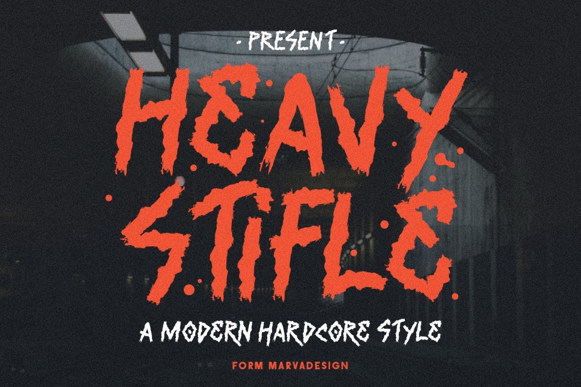 Шрифт Heavy Stifle