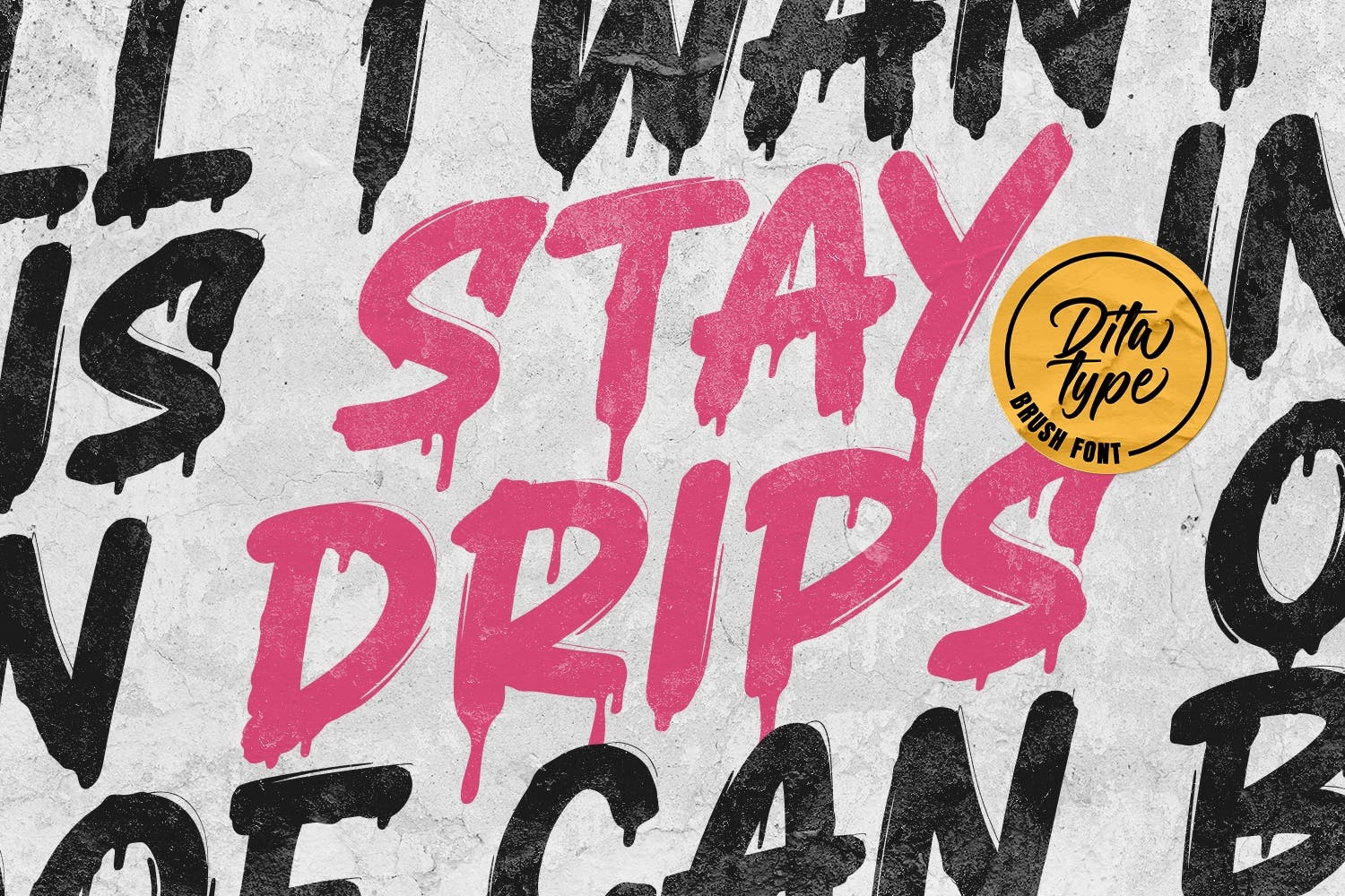 Шрифт Stay Drips
