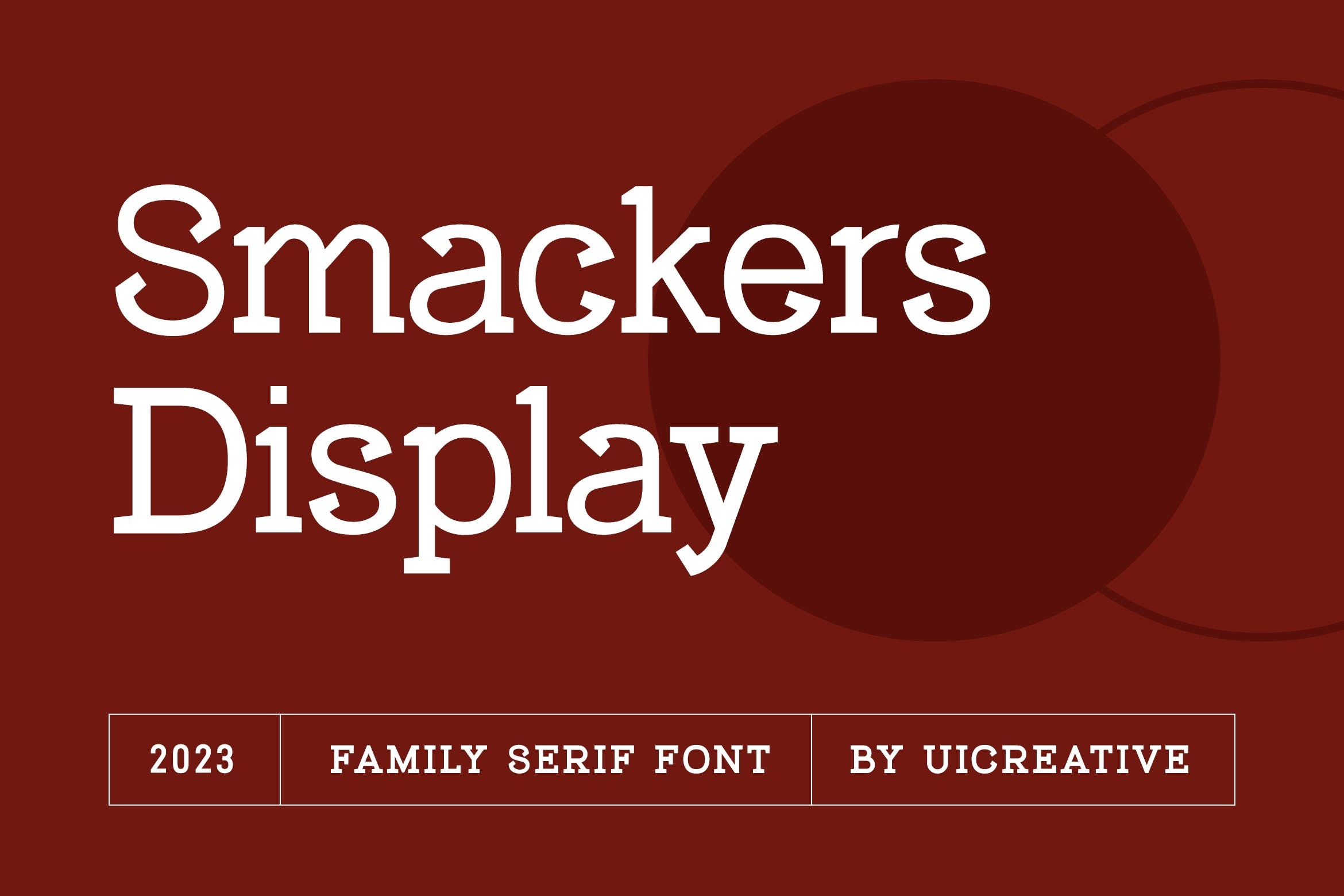 Шрифт Smackers Display