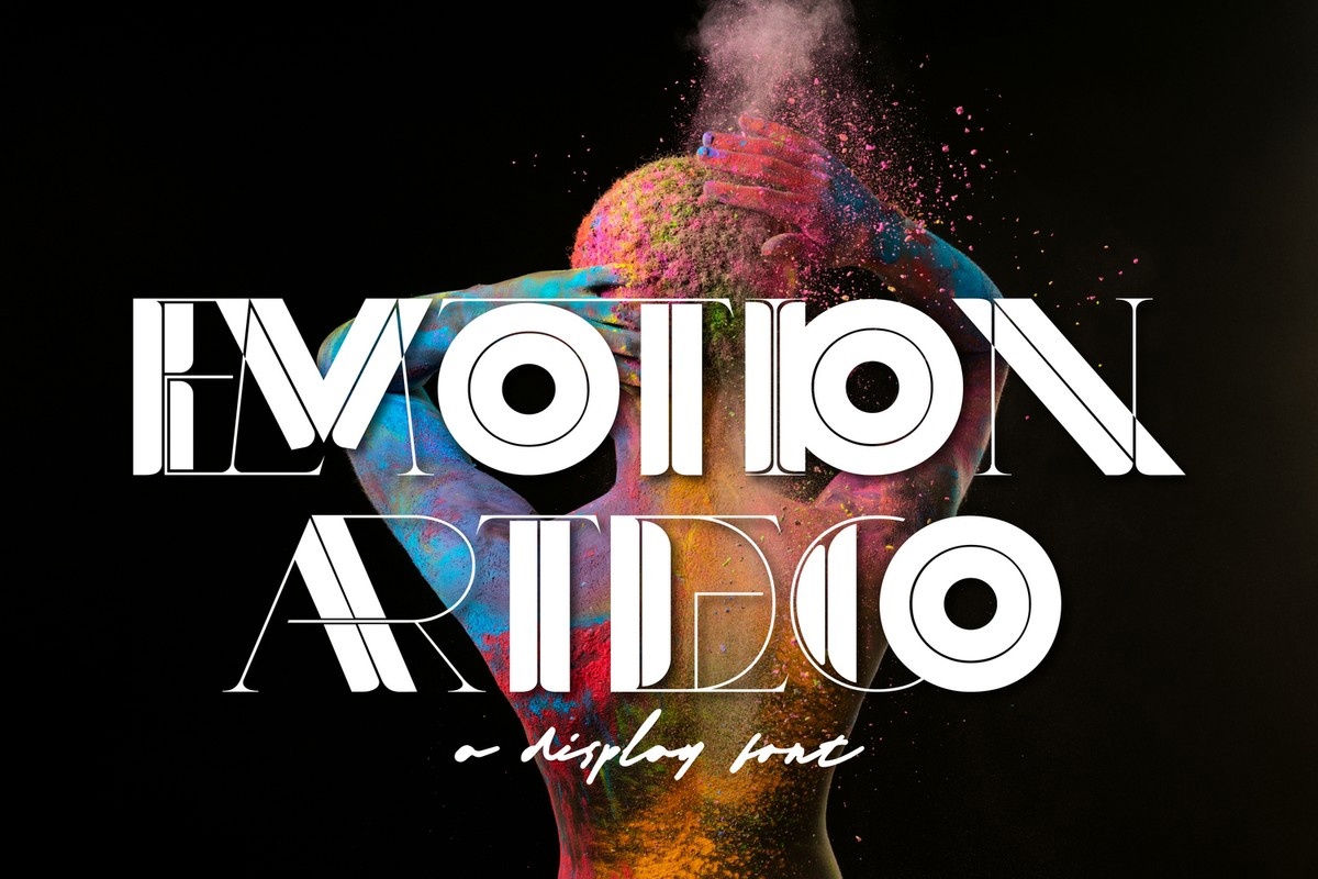 Шрифт Emotion ArtDeco