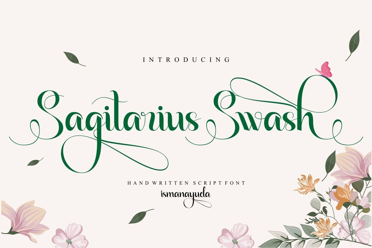 Шрифт Sagitarius Swash