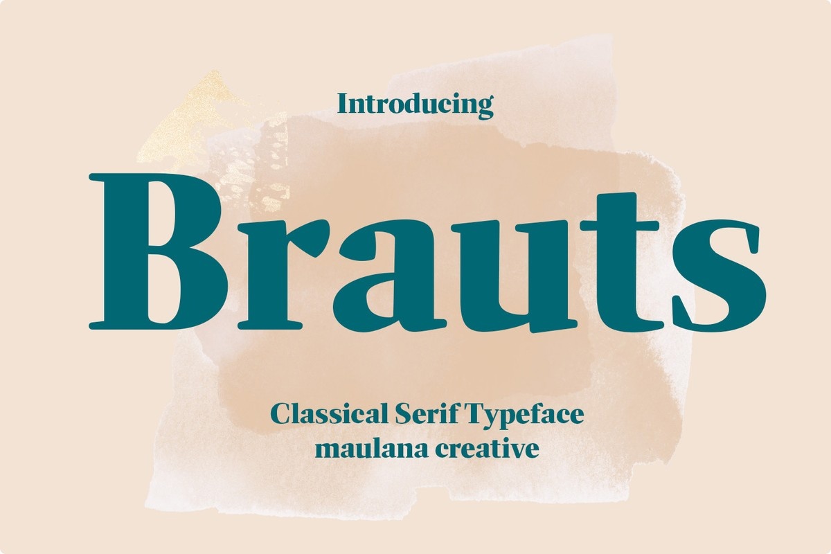 Шрифт Brauts