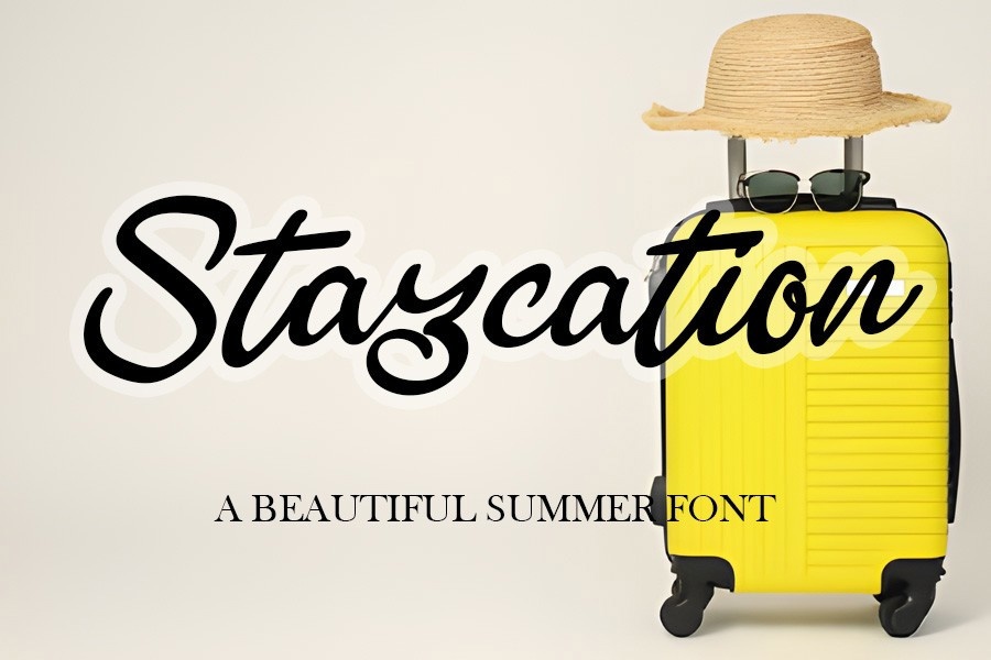 Шрифт Staycation