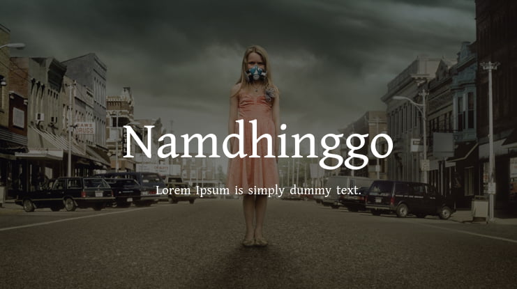 Шрифт Namdhinggo