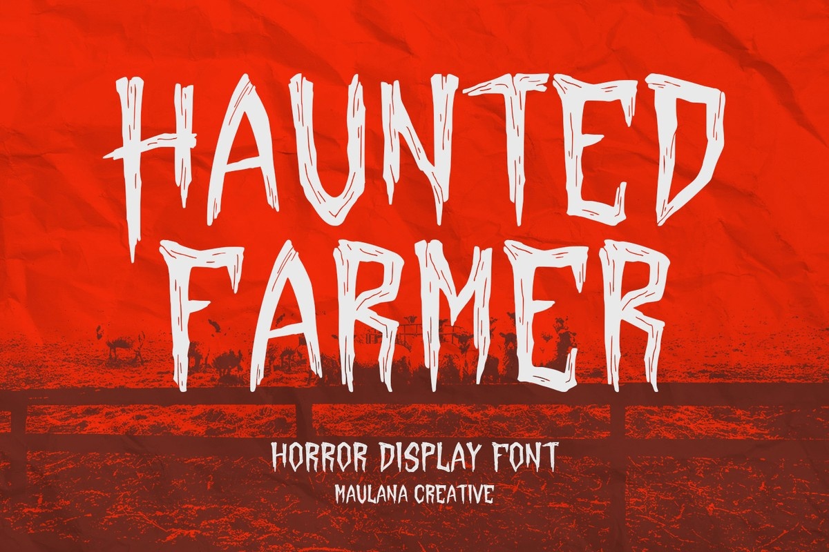 Шрифт Haunted Farmer