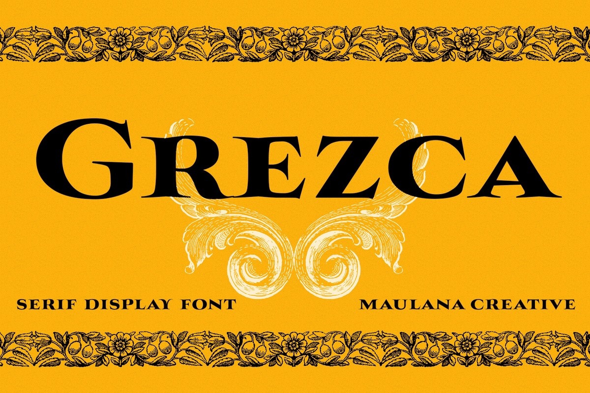 Шрифт Grezca