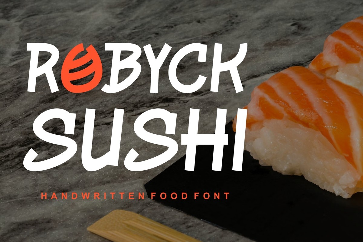 Шрифт Robycksushi