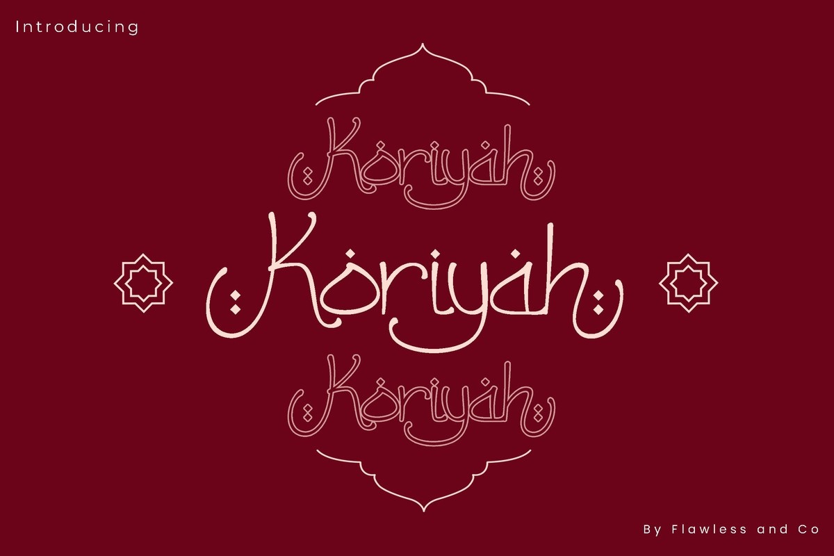 Шрифт Koriyah