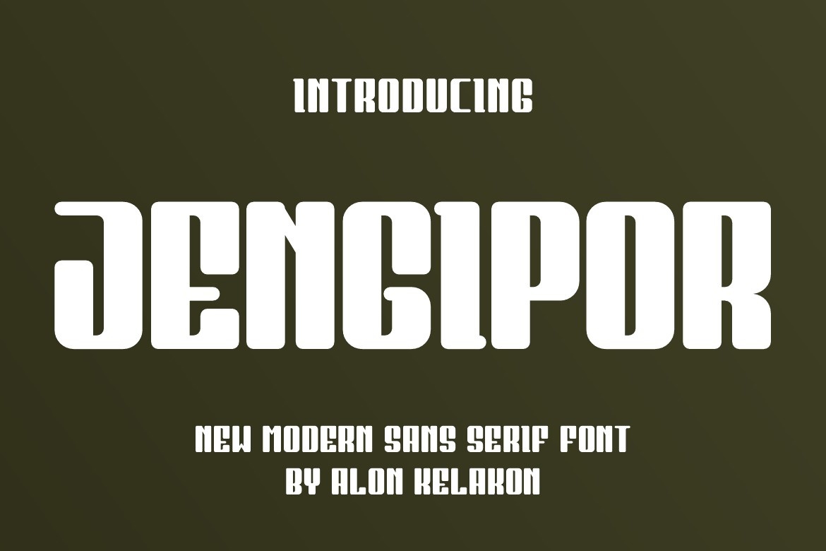 Шрифт Jengipor