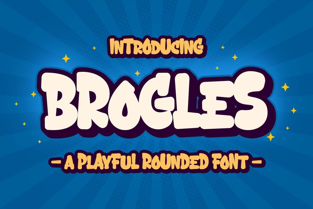 Шрифт Brogles