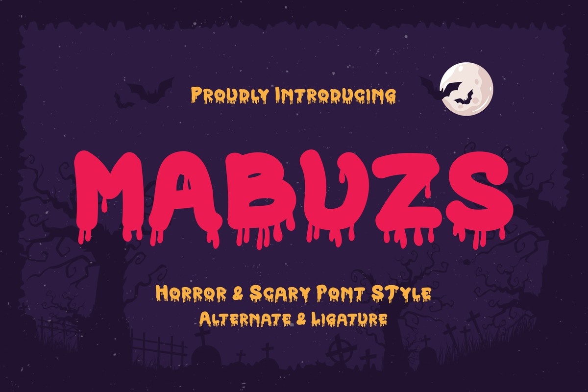 Шрифт Mabuzs