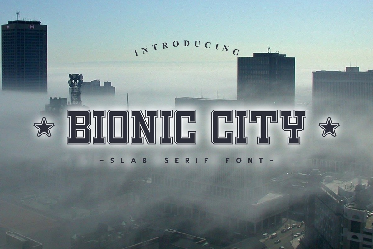 Шрифт Bionic City